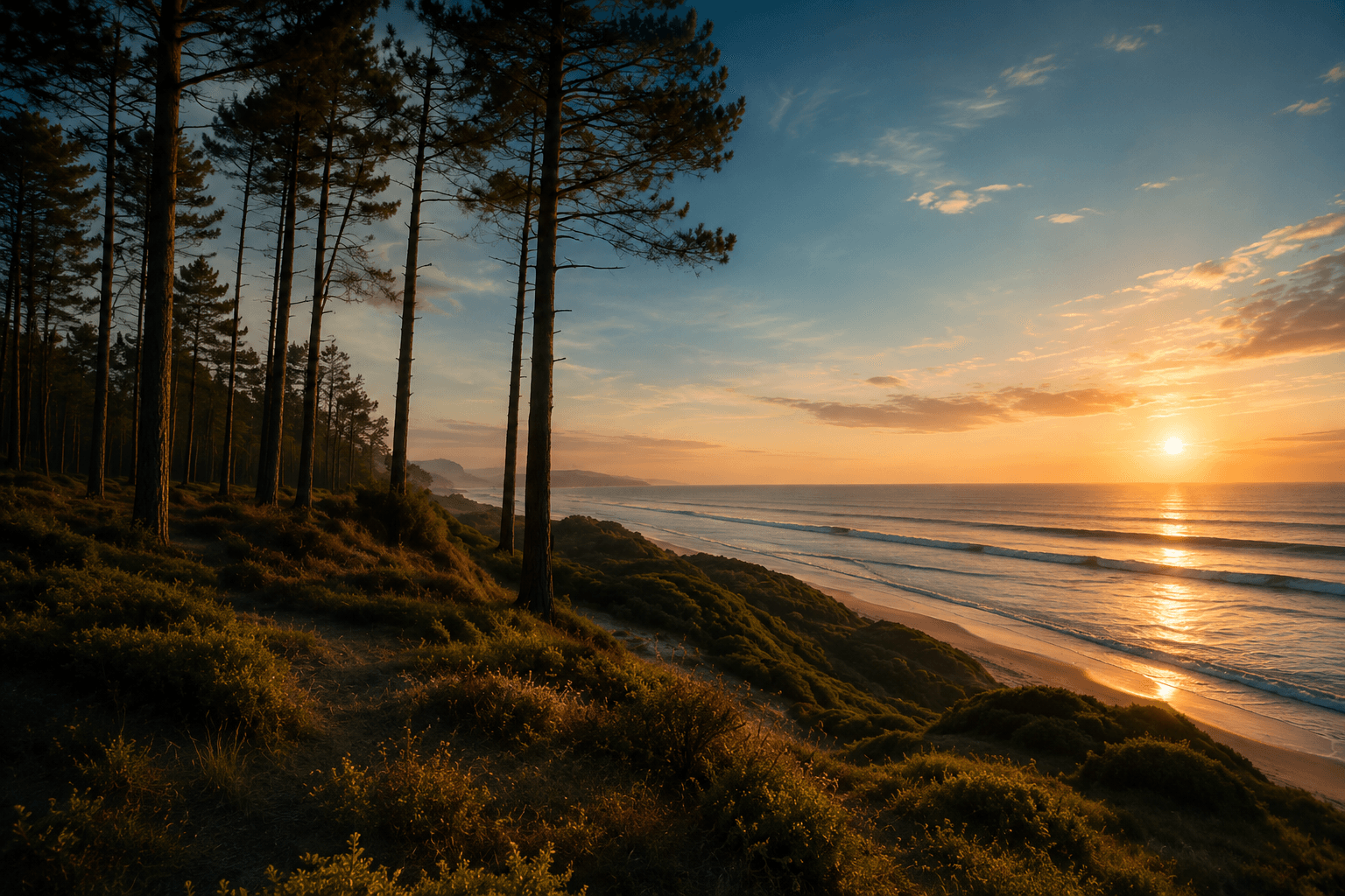 Paysage landais